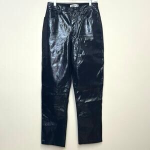 Abercrombie & Fitch Curve Love 90s Straight Ultra High Rise Vegan Pants 29
